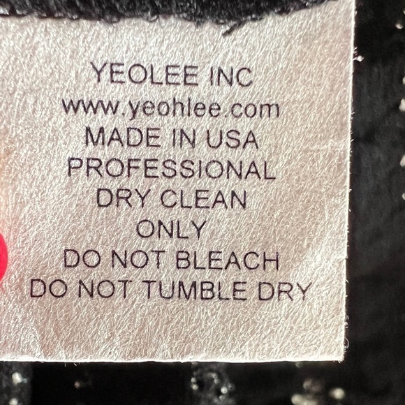 Yeohlee Textured Stretch Lightweight Jacket Size Medium Black Cream - Picture 5 of 8